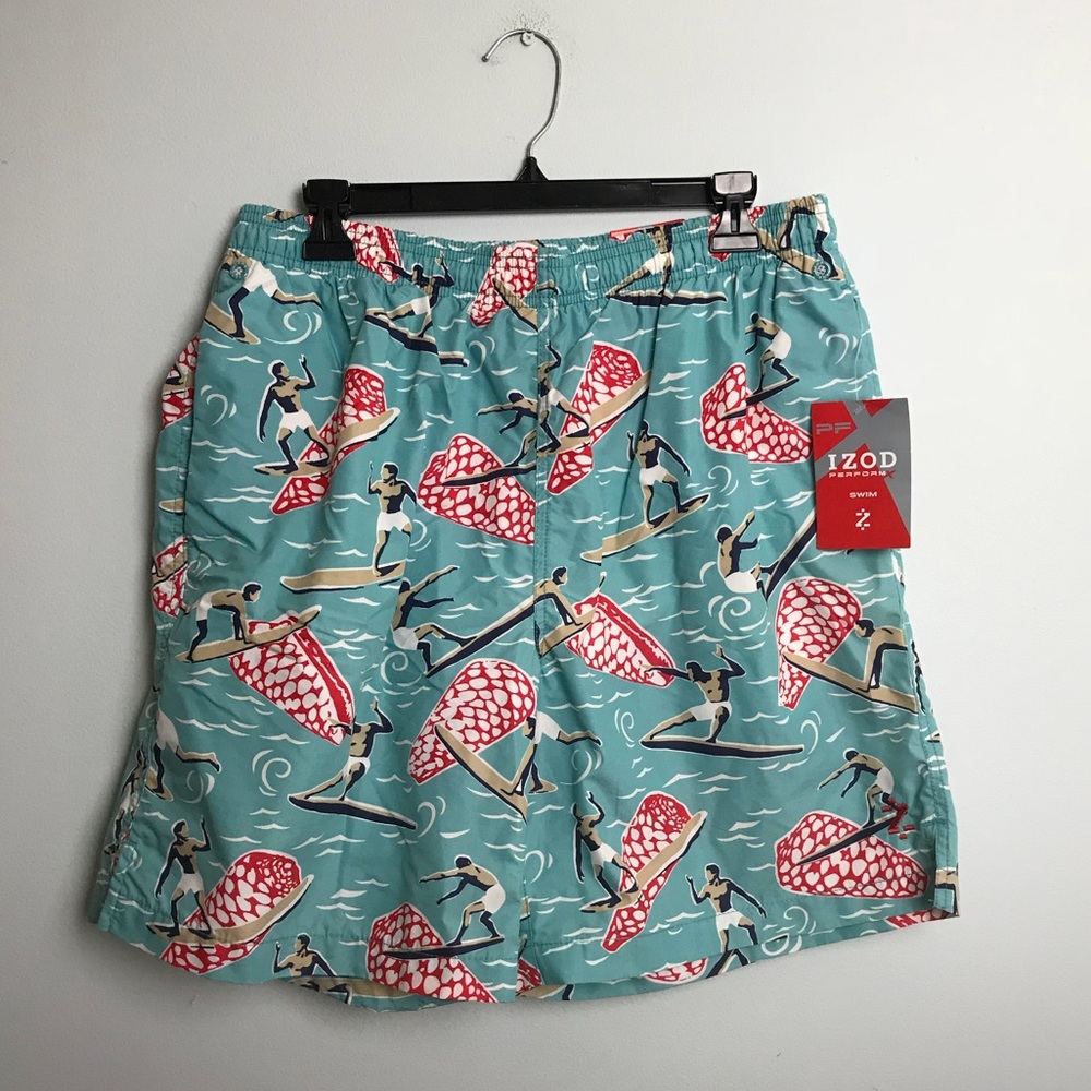 Izod PF Swim Shorts. Size L NWT